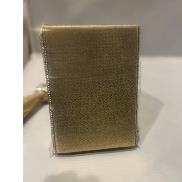 triangle pyramid gold rhinestone bag NWOT - Picture 6 of 6